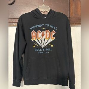 AC/DC concert hoodie. Labeled as Large but fits more like a Medium